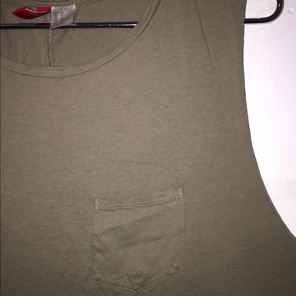 Muscle‎ tank army green dress/ shirt - Picture 4 of 4